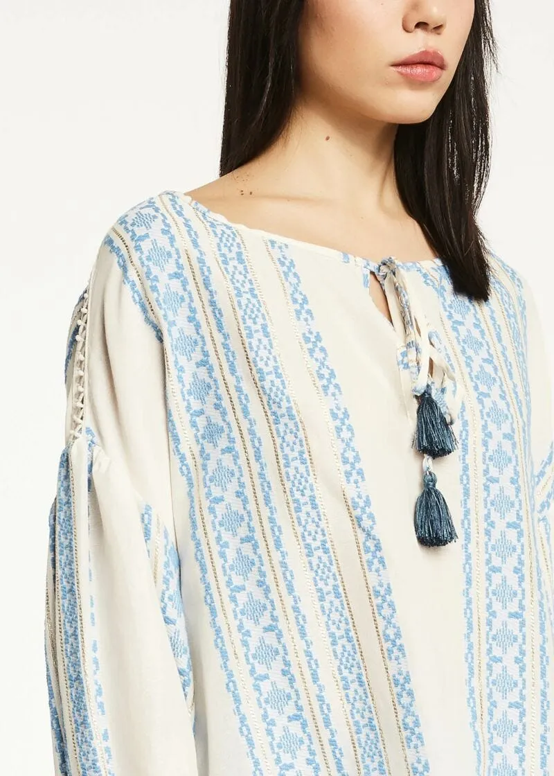 Blusa jacquard