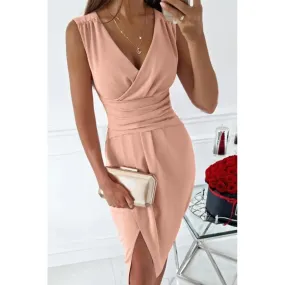 Elegante mini abito Teverina, rosa chiaro