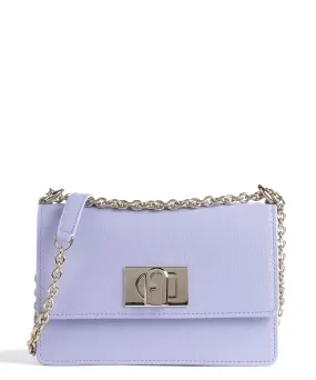  Furla 1927 Mini Borsa a spalla pelle di vacchetta grana lavanda  